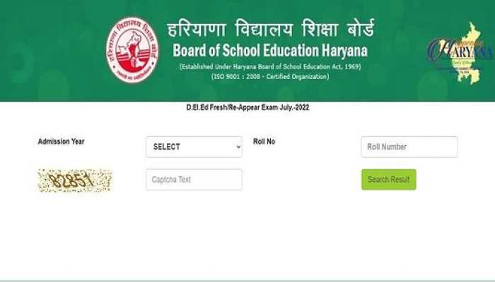 Haryana D.El.Ed Result 2022 DECLARED at bseh.org.in- Direct link to check scorecard here