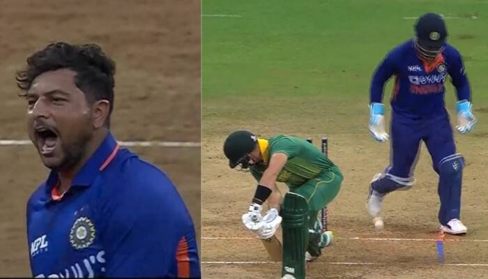 Kuldeep Yadav&#039;s INCREDIBLE delivery on comeback in 1st ODI vs SA breaks internet - WATCH