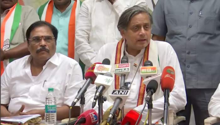 'I will not withdraw', says AICC Presidential candidate Shashi Tharoor