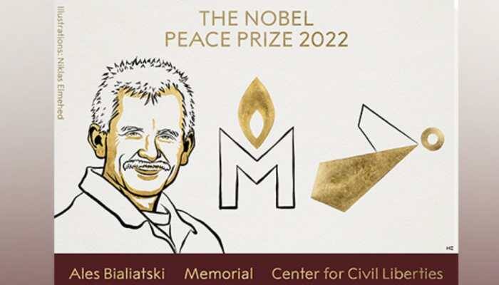 Ales Bialiatski, Russia's Memorial, Ukraine's Center for Civil Liberties win 2022 Nobel Peace Prize