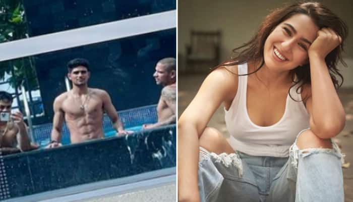 Shubman Gill flaunts his abs, fans remind him of Sara Ali Khan - check here