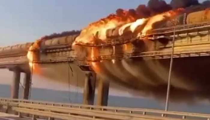 Russia alleges truck bomb led to explosion on key bridge to Crimea 