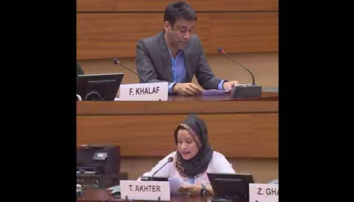 Kashmiri terror victims address UNHRC event; India welcomes the step