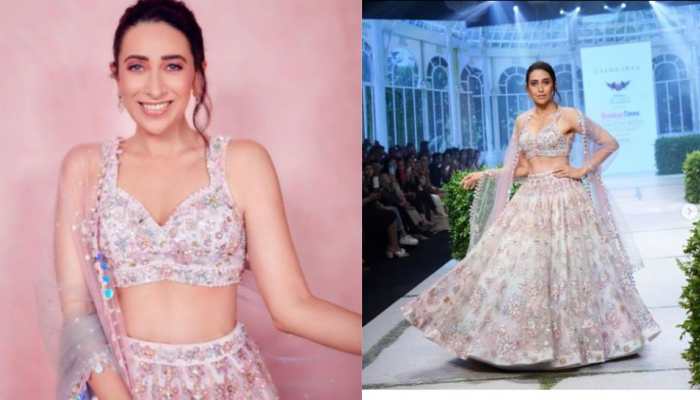 Karisma Kapoor dances and jumps with joy, as she enjoys the &#039;October Rain&#039;-Watch 