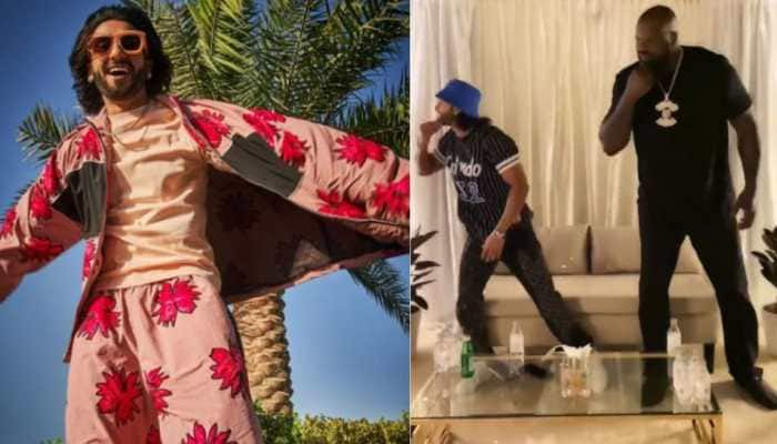 Ranveer Singh and NBA legend Shaquille O&#039;Neal dance to the song &#039;Khalibali&#039;-Watch