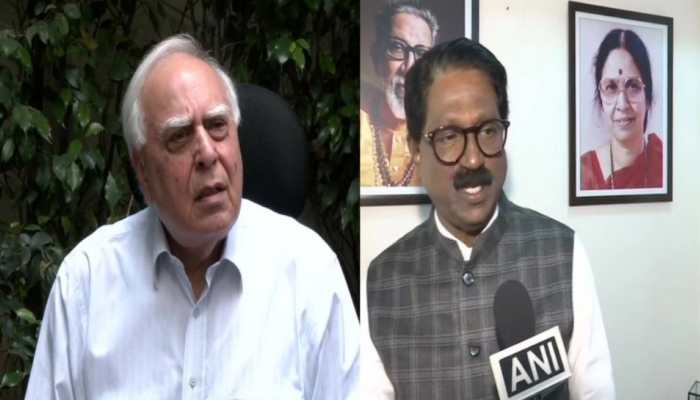 &#039;Shame on EC doing government&#039;s bidding&#039;: MP Kapil Sibal, Arvind Sawant on Shiv Sena poll symbol freeze