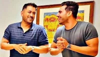 MS Dhoni and Deepak Chahar in a Chennai Super Kings REUNION in Bengaluru, check PIC here