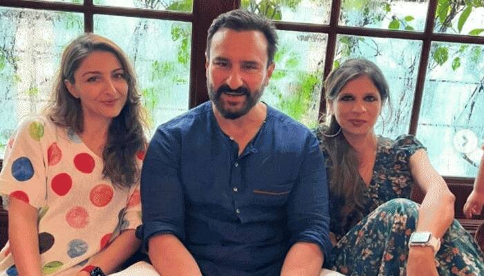 Amid Adipurush controversy, Saif Ali Khan holds brunch for mom Sharmila, sisters, wife Kareena Kapoor skips: SEE PICS