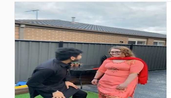 Viral Video Indian husband, Australian image