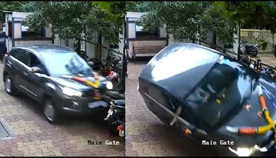 Tata Nexon’s home welcome goes horribly WRONG, Netizens explain what caused the SUV crash - Watch Video