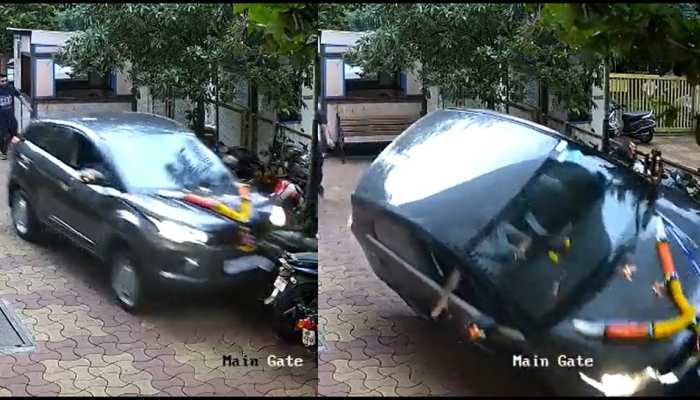 Tata Nexon’s home welcome goes horribly WRONG, Netizens explain what caused the SUV crash - Watch Video Tata Nexon’s home welcome goes horribly WRONG, Netizens explain what caused the SUV crash - Watch Video