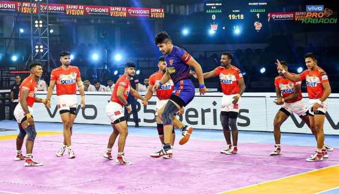 Pro Kabaddi League 2022: Defending Champions Dabang Delhi KC thrash Gujarat Giants by 53-33