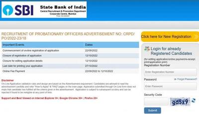 SBI PO Recruitment 2022: Hurry! Last 2 days to apply for over 1600 posts at sbi.co.in, direct link here