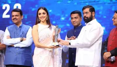 Kiara Advani bags Lokmat Maharashtrian of the year Award from CM Eknath Shinde 