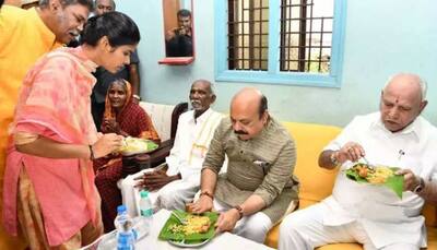 'Photo-op for votes': Congress slams Karnataka CM Basavaraj Bommai, BJP over breakfast at Dalit's house