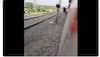 VIDEO: Man performing stunt on moving train dies after hitting pole in Punjab's Ludhiana