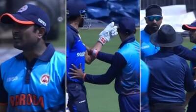 ANGRY Ambati Rayudu and Sheldon Jackson fight during Syed Mushtaq Ali Trophy game: WATCH