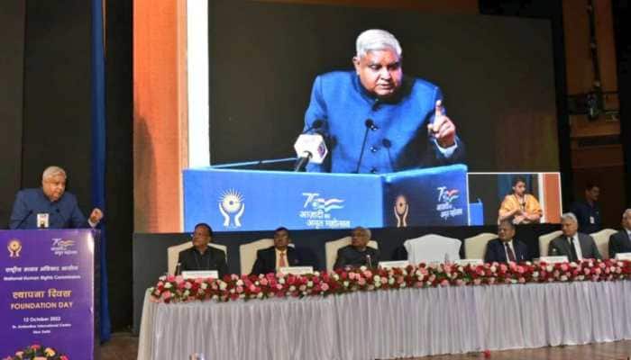 Human rights 'get compromised' due to corruption; poor people 'easy victims': Vice President Jagdeep Dhankhar