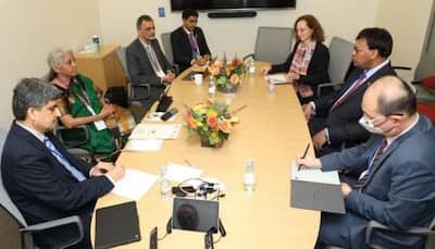 Nirmala Sitharaman holds back-to-back bilaterals on sidelines of IMF-World Bank meetings