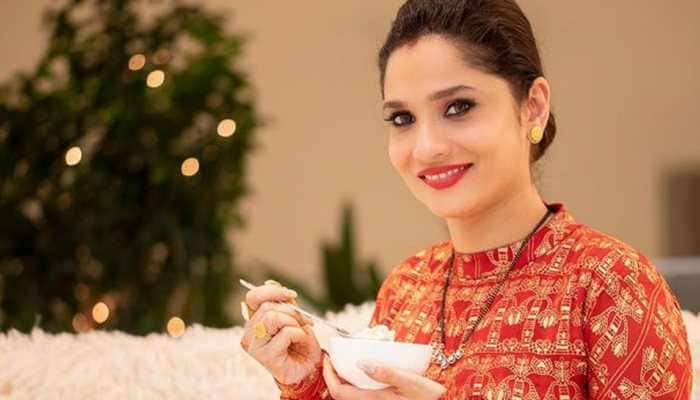 Karwa Chauth 2022 Exclusive: Ankita Lokhande&#039;s first Karwa Chauth celebration includes oats kheer in sargi and red HOT lehenga for night!