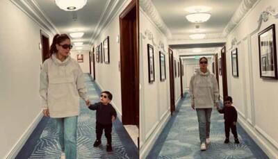 Kareena Kapoor poses with son Jeh in style as she heads ‘off to work’ in London- SEE PICS 
