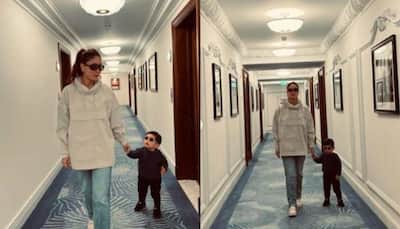 Kareena Kapoor poses with son Jeh in style as she heads ‘off to work’ in London- SEE PICS 