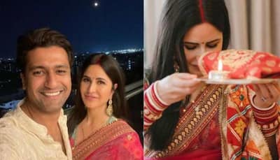 Katrina Kaif-Vicky Kaushal celebrate their first Karwa Chauth together- SEE PICS 