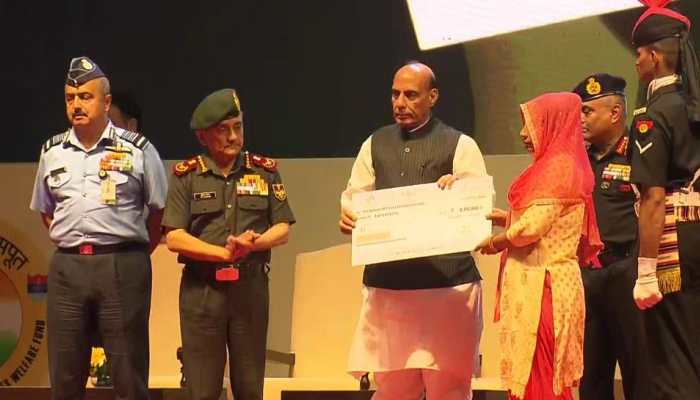 Defence Minister Rajnath Singh launches ‘Maa Bharati Ke Sapoot’ website at National War Memorial Complex