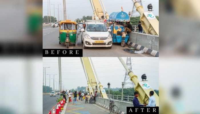 Road safety: Delhi govt launches &#039;Tactical Urbanism Trial&#039; to stop accidents on Signature Bridge