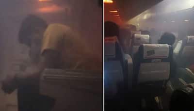 SpiceJet passenger shares video of plane filled with smoke, alleges oxygen masks didn't deploy: WATCH Video