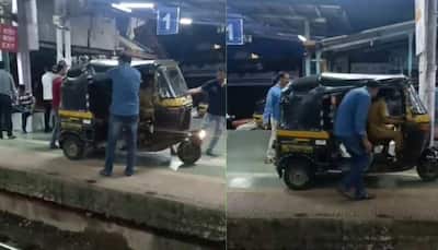 Watch - This driver took his Autorickshaw to a Railway Station in Mumbai, see what happened next