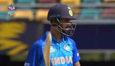 WATCH: KL Rahul brings out MS Dhoni’s ‘HELICOPTER’ shot as he smashes fifty in Warm Up match vs Australia