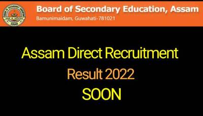 Assam Direct Recruitment result 2022 for Grade 4 releasing TODAY sebaonline.org, check time and more here