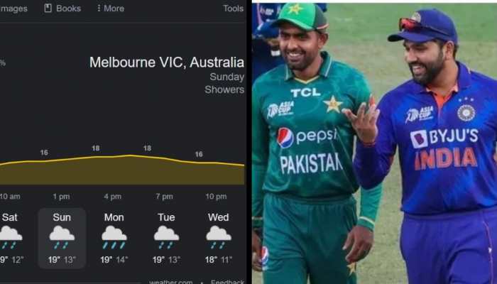 Rain threat over IND vs PAK in ICC T20 World Cup 2022? - Here's what the weather forecast of Melbourne suggests