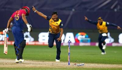 SL vs UAE, T20 World Cup: Karthik Meiyappan's hat-trick goes in vain as Sri Lanka bounce back to beat UAE by 79 runs