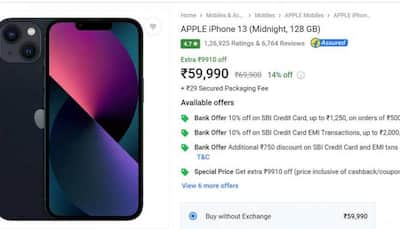 Get Apple iPhone 13 at effective price of Rs 41,090 during Flipkart Diwali Sale 2022