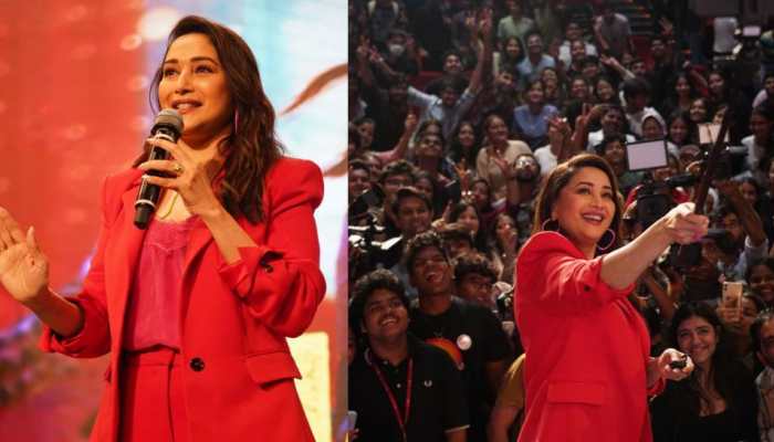 Madhuri Dixit starrer ‘Maja Ma’ hosts special screening for fans! SEE PICS 