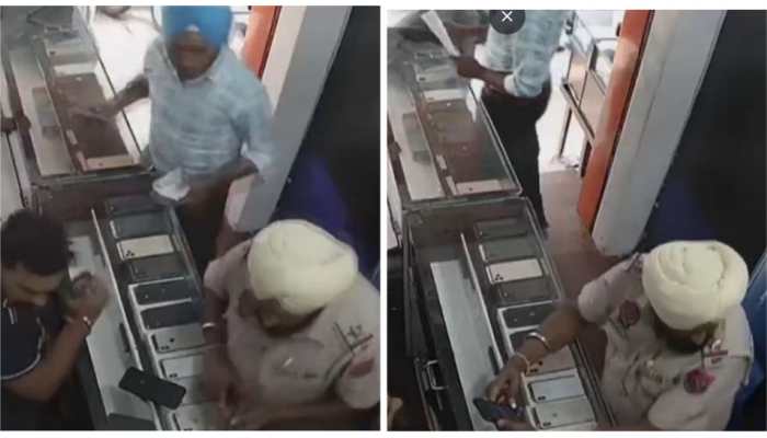 Punjab cop &#039;Accidentally&#039; fires at mobile shop employee in Amritsar- WATCH Video