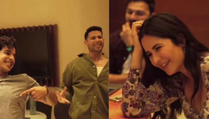 Phone Bhoot: Katrina Kaif shares hilarious BTS video featuring Ishaan Khatter and Siddhant Chaturvedi- Watch 