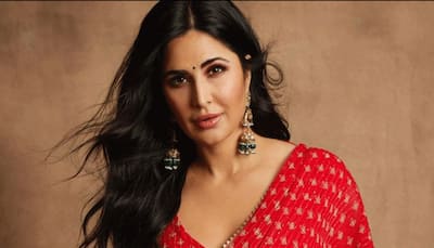Katrina Kaif glams up in red sequinned saree, is ready for Diwali festivities: PICS