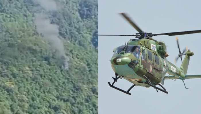 Indian Army&#039;s ALH helicopter CRASHES in Arunachal Pradesh, 4 confirmed dead