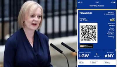 'From London to Anywhere' Ryanair's FUNNY boarding pass to ex-UK PM Liz Truss takes internet by Storm