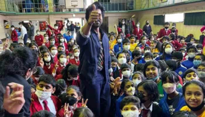 &#039;RRR&#039; star Ram Charan meets and spends time with the school kids in Japan