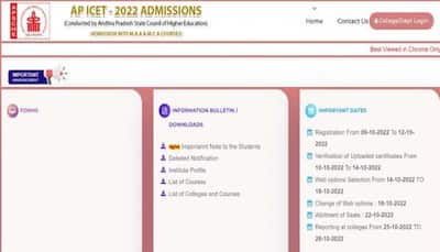 AP ICET Seat allotment 2022 TODAY on cets.apsche.ap.gov.in, here's how to check Manabadi result