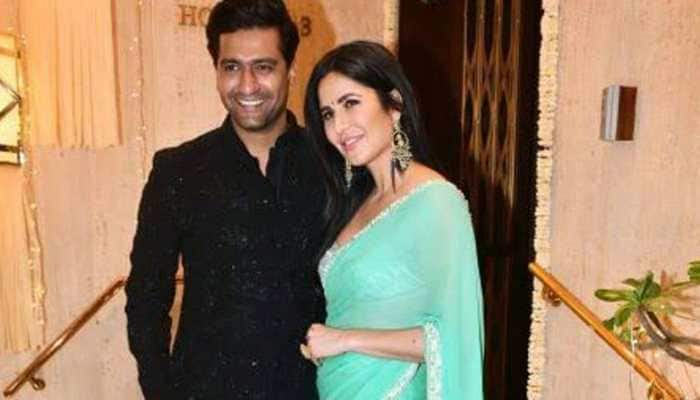 Hot couple Katrina Kaif and Vicky Kaushal add sparkle to Manish Malhotra&#039;s Diwali bash - PICS