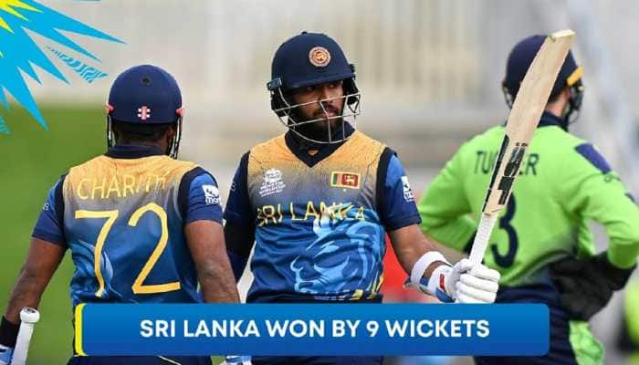 T20 World Cup 2022: Kusal Mendis&#039; unbeaten fifty helps clinical Sri Lanka thrash Ireland by 9 wickets