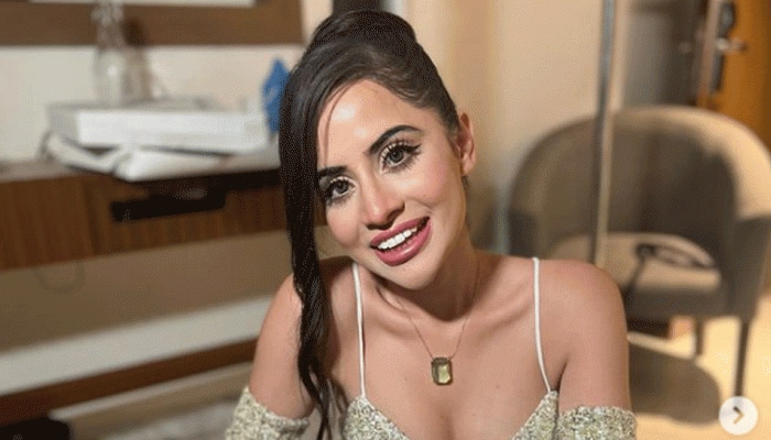 Viral video: Urfi Javed goes topless and eat laddoos, greets her fans &#039;Happy Diwali&#039;