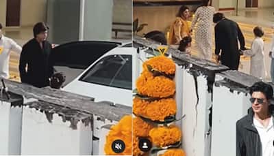 So HOT! Shah Rukh Khan steals hearts in black kurta as he arrives at Red Chillies office for Diwali puja, VIDEO inside