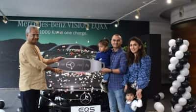 Mercedes-Benz EQS 580 luxury EV's FIRST unit delivered in India, priced at Rs 1.55 crore