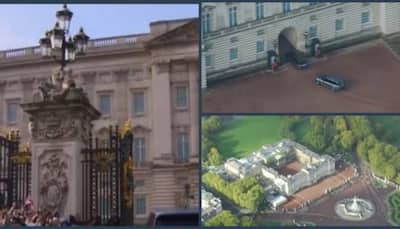 UK PM designate Rishi Sunak arrives at Buckingham Palace in London to meet King Charles III - Watch